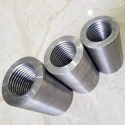 Menghubungkan Coupler Penyambungan Rebar Baja Lengan Untuk Konstruksi Sipil 50mm