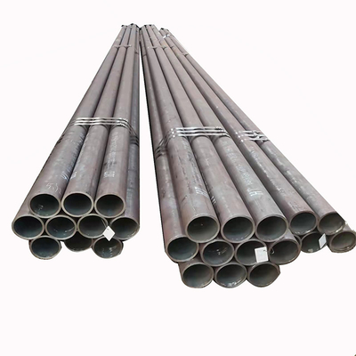 114x20mm Hot Rolled Seamless Steel Pipe Hitam 45-500mm Untuk Bangunan
