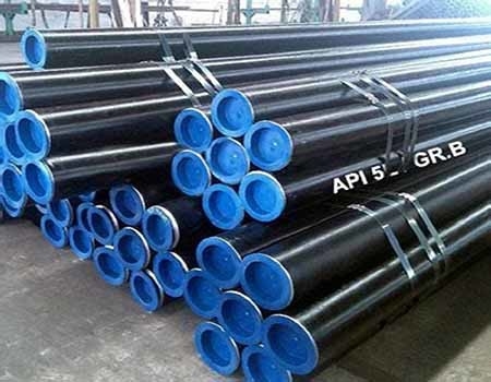 PSL1 API 5L Pipa Baja GR B 100cr6 X42 X52 X60 X65 ASTM A106 A53 Baja Karbon
