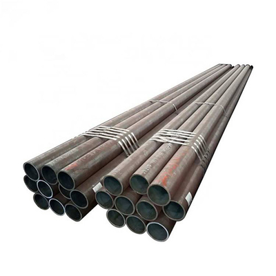 Q345D Hot Rolled Seamless Steel Pipe S355J2H 13-50mm ASTM A529MGr50 Karbon Ringan Untuk Kapal