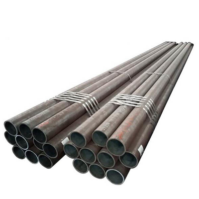 Q345 Q235 Tebal 12-80mm Hot Rolled Mild Steel Seamless Steel Pipe Untuk Bangunan