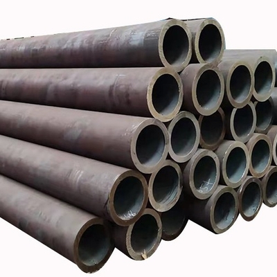 Q345 Q235 Tebal 12-80mm Hot Rolled Mild Steel Seamless Steel Pipe Untuk Bangunan